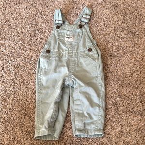 Oshkosh overalls, light aqua new without tags, size 6 months